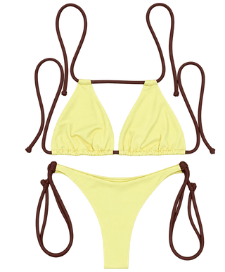 Bikini Butter (jaune) - Etape 1 : choisis ta lanière