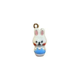 Charms lapin bleu