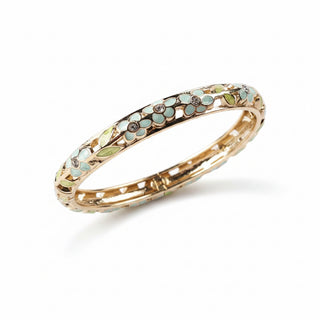 Bracelet fleurs bleues