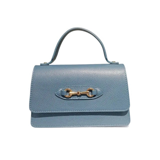 Sac mors à cheval gris bleu