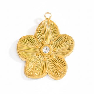 Charms fleur et strass