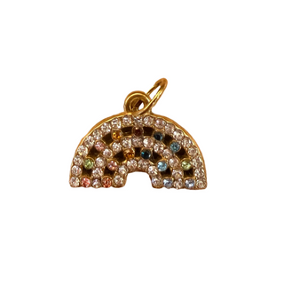 Charms arc en ciel strass