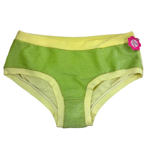Culotte lurex jaune