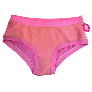 Culotte lurex rose