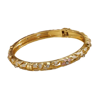 Bracelet fleur blanc et rose