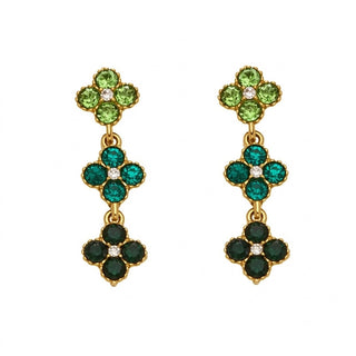 Boucles trèfles vert