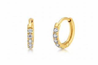 Mini créoles strass