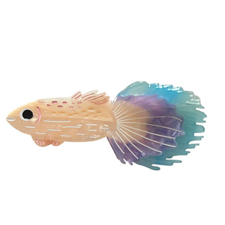 Pince poisson long beige
