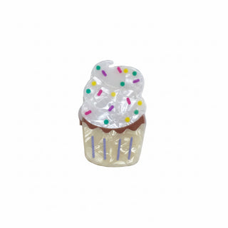 Pince cupcake blanc