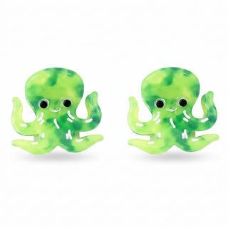 2 pinces pieuvre verte