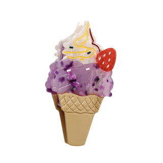 Pince glace violette