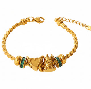 Bracelet charms cœur