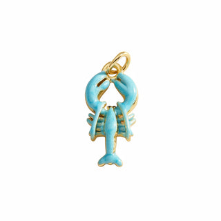Charms homard bleu