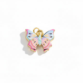 Charms papillon rose