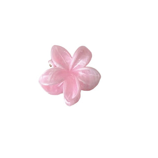 Pince tiaré rose
