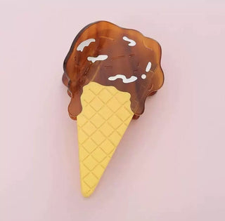 Pince glace marron