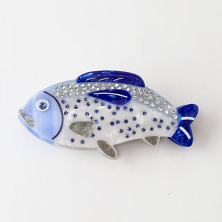 Pince poisson bleu&blanc