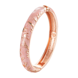 Bracelet émaillé rose