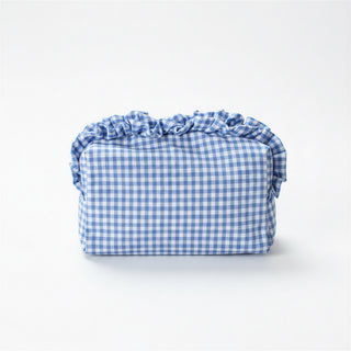 Pochette vichy bleu