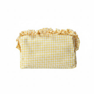 Pochette vichy jaune