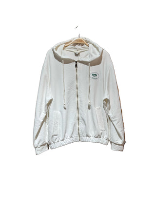 Hoodie blanc à capuche